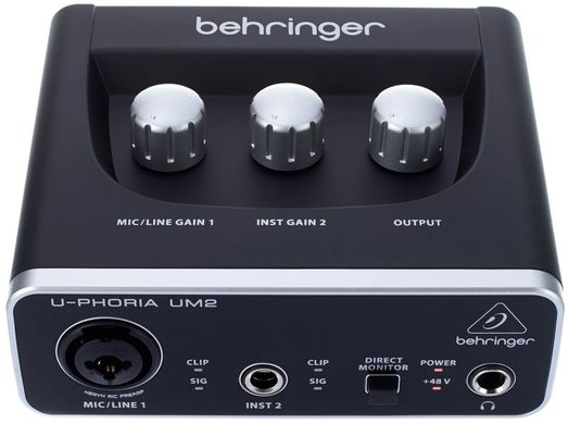 USB аудиоинтерфейс Behringer UM2