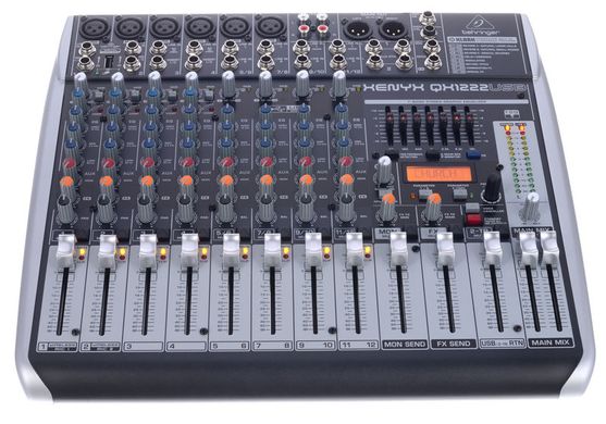 Мікшерний пульт Behringer XENYX QX1222USB