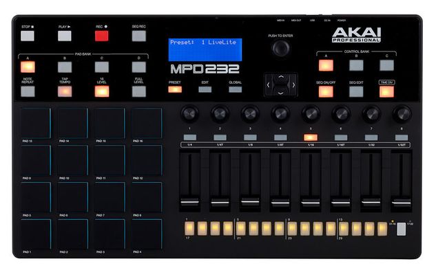 MIDI-контроллер AKAI MPD232