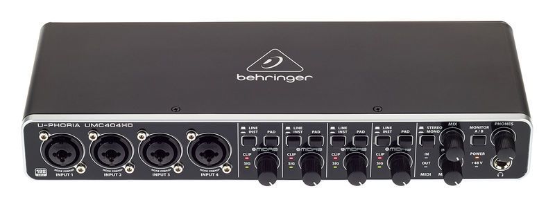 Звуковая карта behringer umc404hd