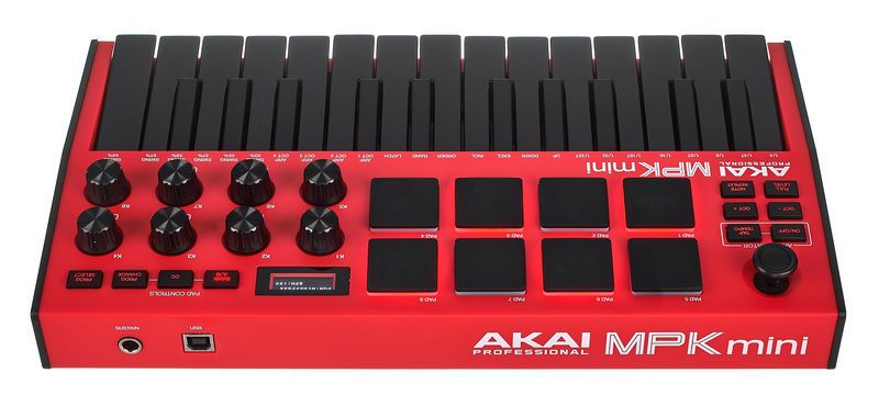 MIDI-клавиатура Akai MPK Mini MK3 Red